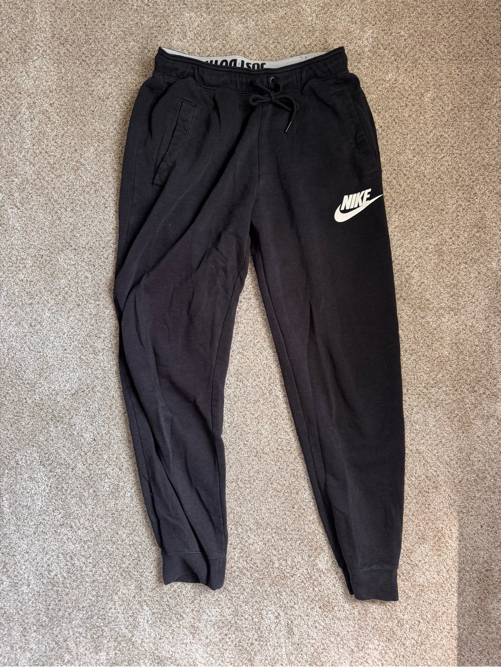 Nike unisex Sweatpants with 'Just Do It' Branded Waistband smal